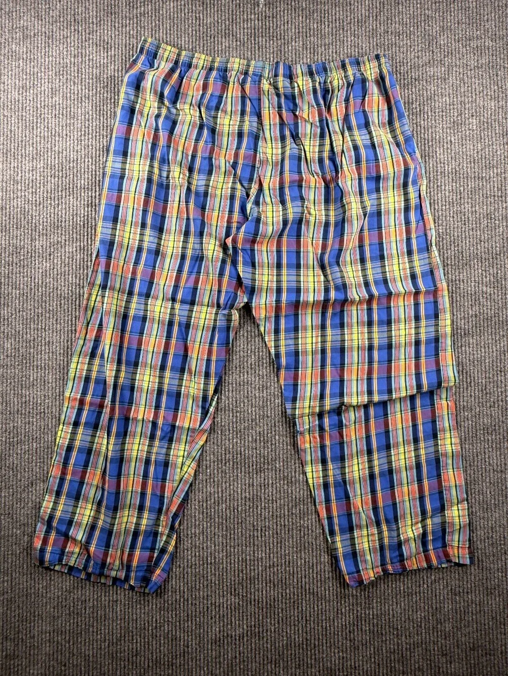 Polo Ralph Lauren Pajama Pants Mens XL Multicolor Plaid Drawstring Preppy Cotton